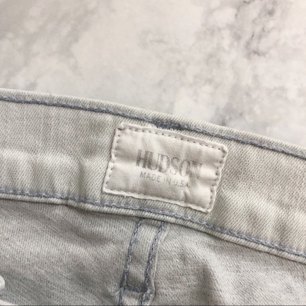 Hudson Jeans White Wide Leg Flare Jeans - Picture 7 of 7